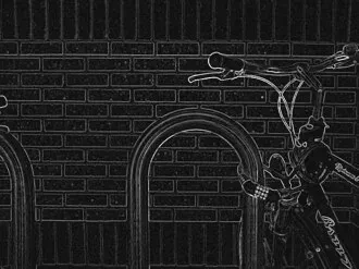 Normalized gradient magnitude from Sobel–Feldman operator